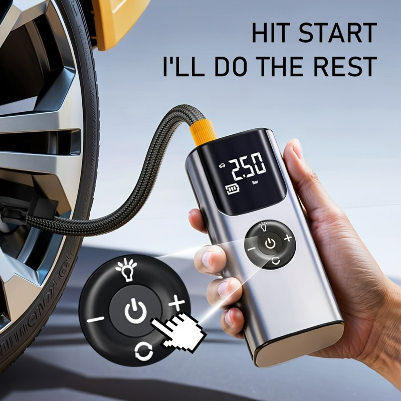 Portable Car Air Pump Tire Inf - Air Compressor recension och pris