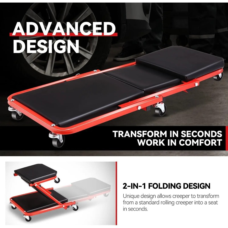 Z-Car Creeper Workshop Rolling - Garage Creeper Roller recension och pris