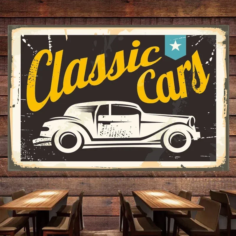 Classic Car Vintage Poster  Fl - Auto Repair Shop For Sale recension och pris